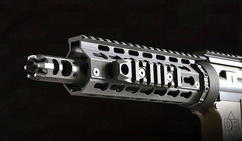 Strike Industries - LINK KeyMod & M-Lok Schiene 7 Schlitze QD - Schwarz
