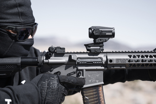 Strike Industries - Variable Optic Mount for Red Dot Sights - Picatinny - Aluminum - Black - SI-T1-VOM-BK