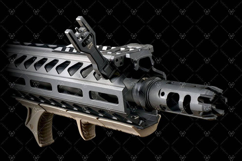 Strike Industries - Sidewinder II BUIS Backup Iron Sights - Schwarz - SIDEWINDERII-BK