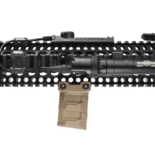 Strike Industries - Chwyt przedni Strike Stacked Angled CMS - Picatinny - FDE - SI-AR-CMS-PSAF-FDE