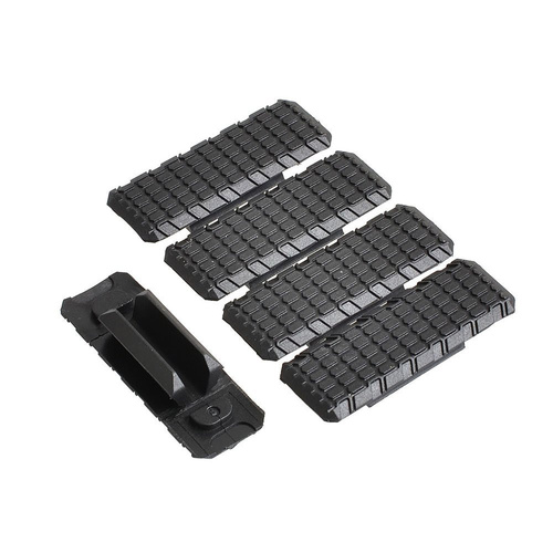 Strike Industries - M-Lok Rail Covers - 5 pcs - Black - MLOK-COVER-V2