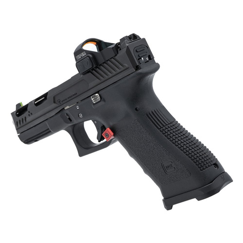 Strike Industries - Powiększony zwalniacz magazynka do Glock Gen 1/2/3 - Red - SI-G3-MagRelease-RED