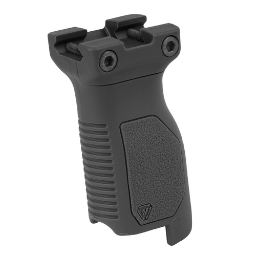 Strike Industries - Picatinny Angled Vertical Grip - Long - Black - SI-AR-CMAG-RAIL-L-BK