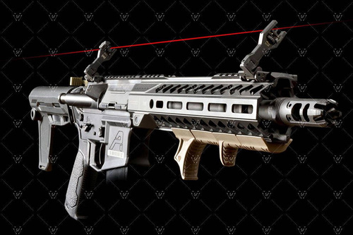 Strike Industries - Sidewinder II BUIS Backup Iron Sights - Schwarz - SIDEWINDERII-BK