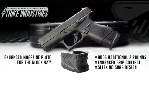 Strike Industries - Verbesserte Magazinplatte - Glock 42 - EMP-G42 BLK