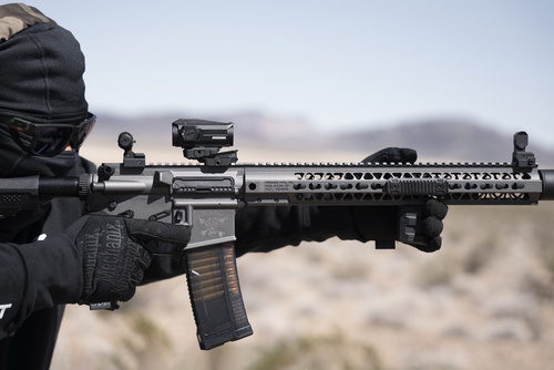 Strike Industries - Variable Optic Mount for Red Dot Sights - Picatinny - Aluminum - Black - SI-T1-VOM-BK