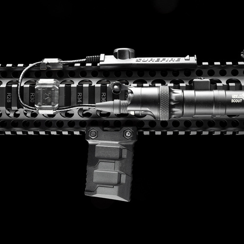 Strike Industries - Chwyt przedni Strike Stacked Angled CMS - Picatinny - Czarny - SI-AR-CMS-PSAF-BK