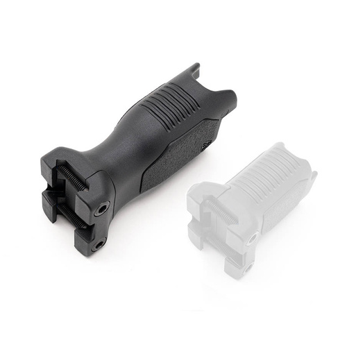 Strike Industries - Picatinny Angled Vertical Grip - Lang - Schwarz - SI-AR-CMAG-RAIL-L-BK