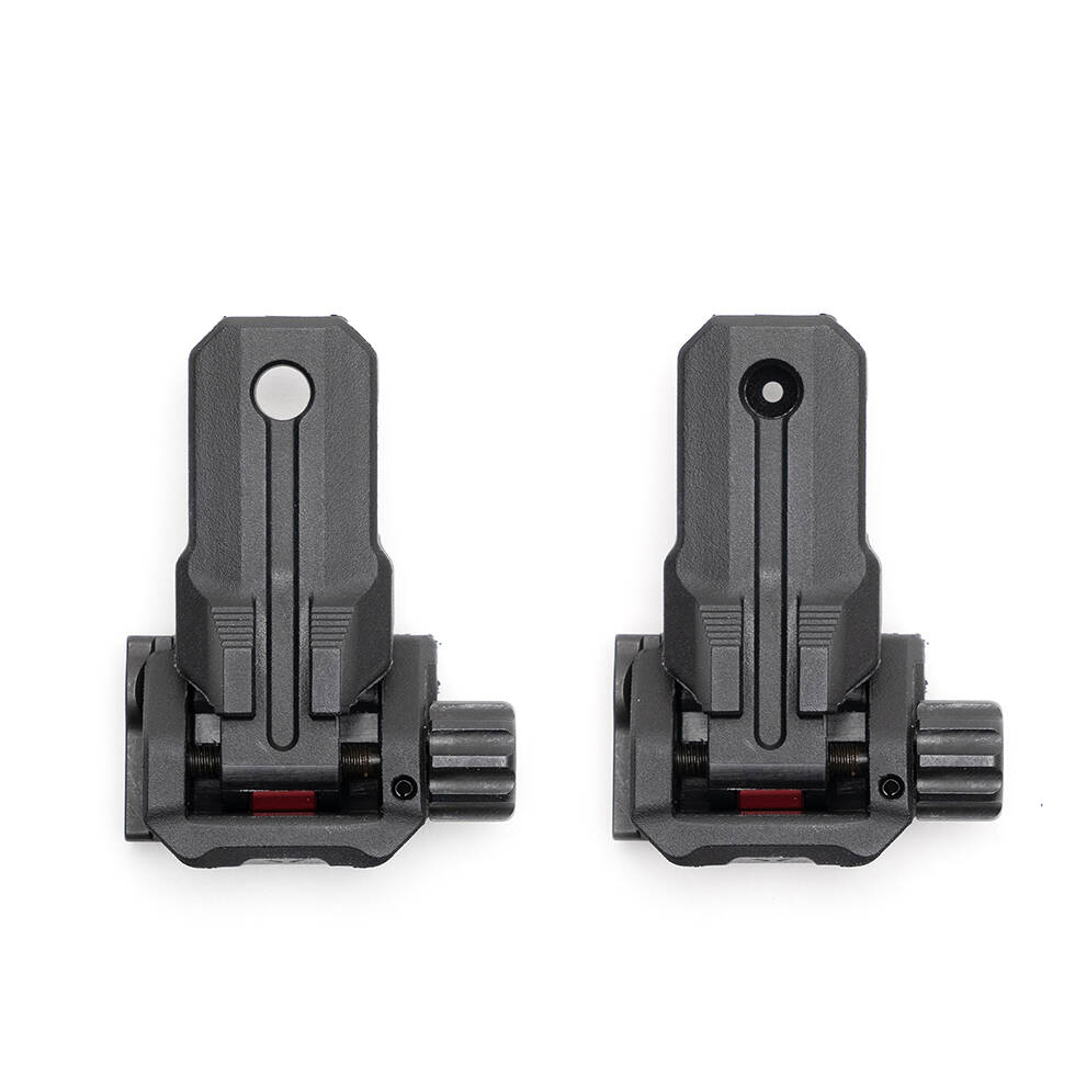 Strike Industries - Strike Polymer Backup Sights - Foldable - Picatinny -  Black - SI-SPBUS