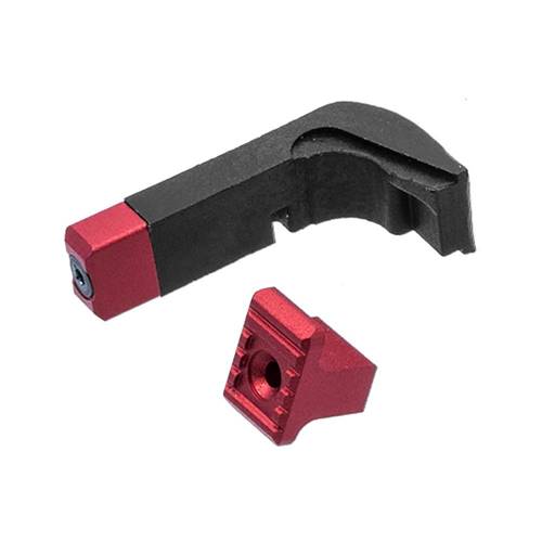 Strike Industries - Powiększony zwalniacz magazynka do Glock Gen 1/2/3 - Red - SI-G3-MagRelease-RED